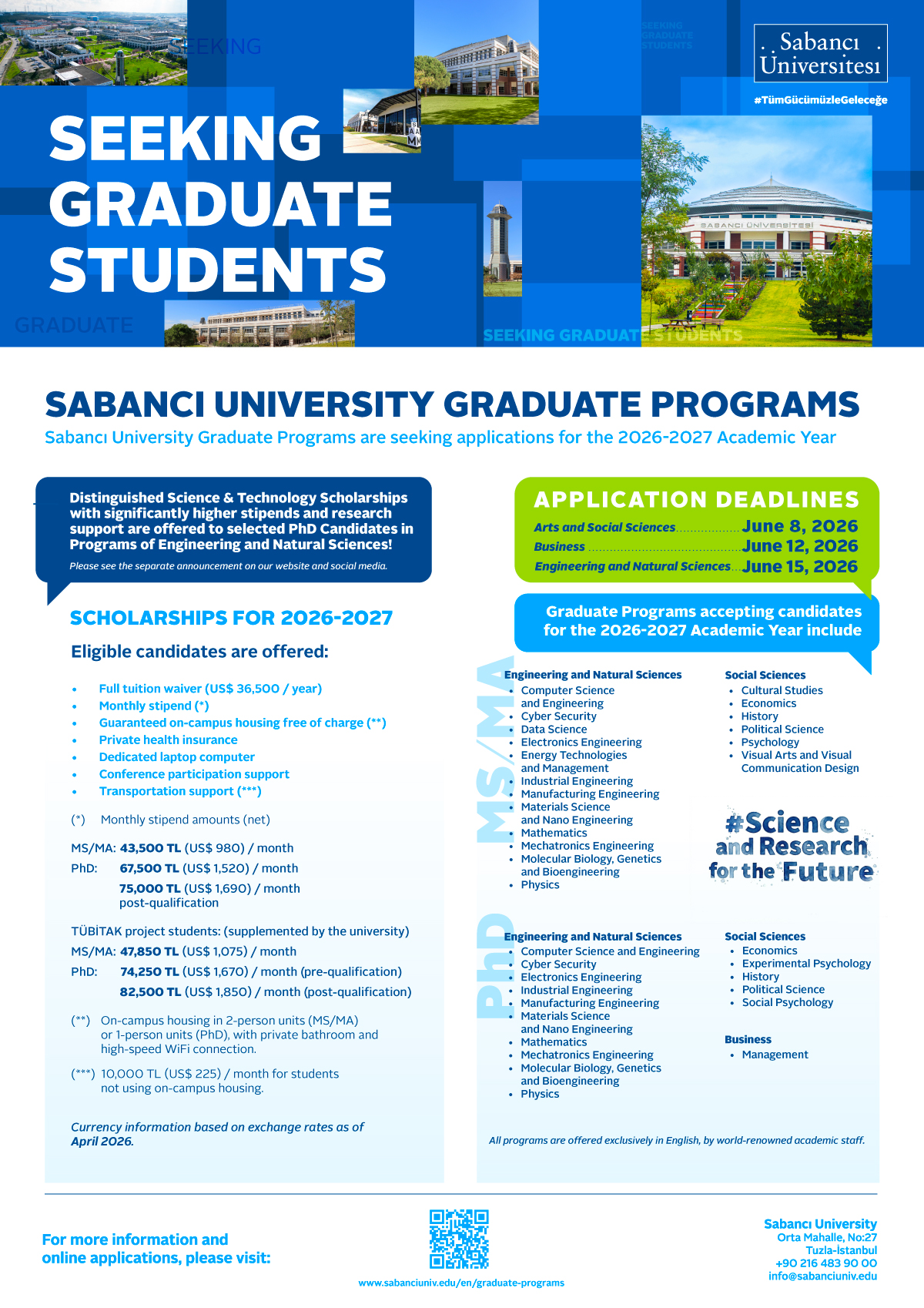 seeking graduate students
