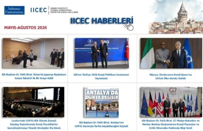IICEC Haberleri Mayıs - Ağustos 2026 Sayısı Yayınlandı